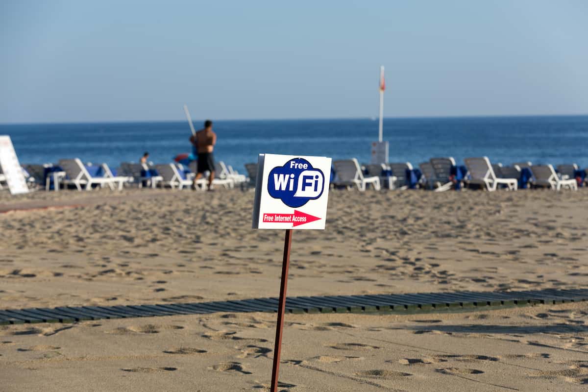 Beach WiFi Hotspot